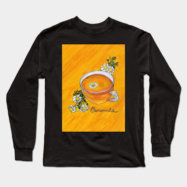 Camomile Tea Long Sleeve T-Shirt by francesrosey